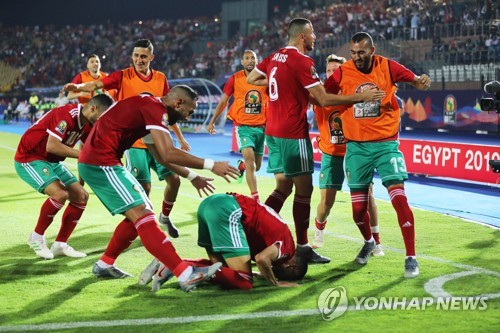 모로코, 코트디부아르 꺾고 네이션스컵 16강 확정
