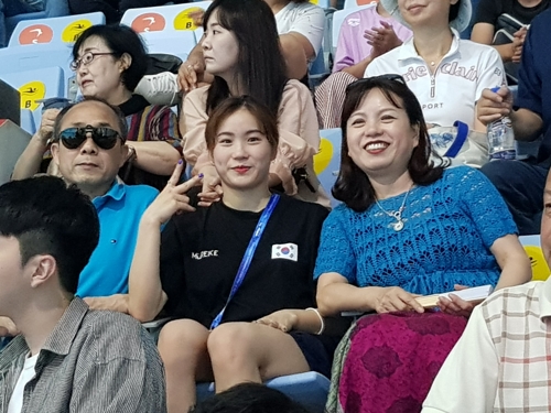 [광주세계수영] 'AG 금메달리스트' 권순성씨 내가 못 간 올림픽 딸이 가줬으면