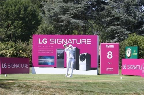 LG전자, LPGA '에비앙 챔피언십' 후원…시그니처 체험존 운영