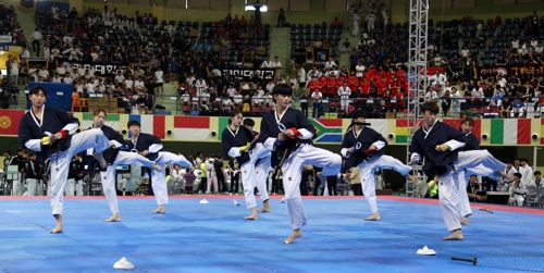 4천800여명 지구촌 태권도 가족 참가한 축제 평창서 팡파르