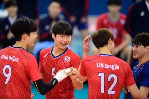 한국 남자배구, U-21 세계선수권서 바레인 꺾고 7위로 마감