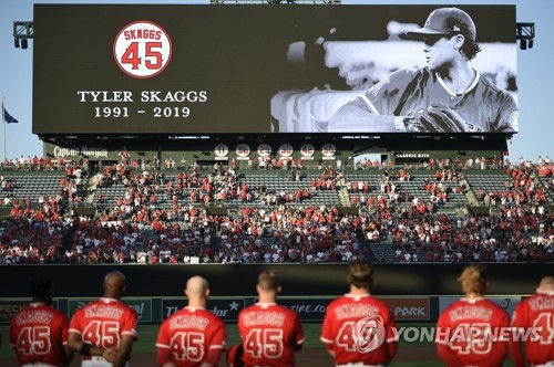 MLB 에인절스, 스캑스 추모의 날에 '팀 노히트 노런' 위업