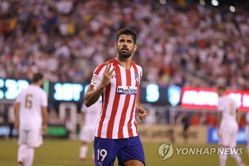 '코스타 4골' 아틀레티코, 마드리드 더비서 레알에 7-3 대승