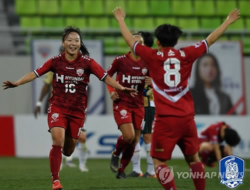 '장슬기 1골 2도움' 여자축구 현대제철, 개막 9경기 무패