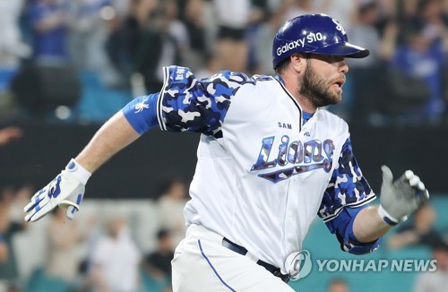 삼성 김동엽·러프 8타점 쌍끌이 쇼…한화 7연패 수렁