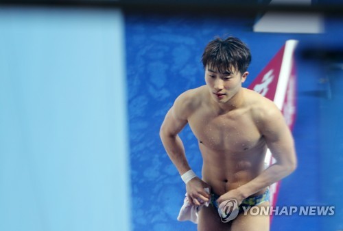 [광주세계수영] 올림픽 티켓 따낸 우하람 1차 목표 달성…결승서 더 잘할게요