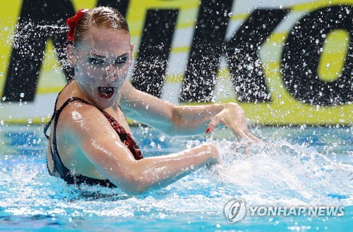 -광주세계수영- 러시아 로마시나, 20번째 금메달…아티스틱 최다 신기록