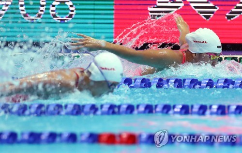 [광주세계수영] 정말 무서웠는데, 최악은 피했어요…박예린, 접영 100ｍ 21위