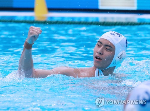 -광주세계수영- 남자수구, 순위결정전서 '아시아 최강' 카자흐에 4-17 패(종합)