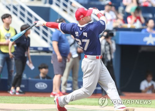 SK 로맥, 샌즈 꺾고 프로야구 올스타 홈런레이스 우승