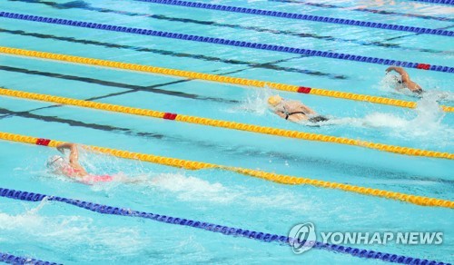 [광주세계수영] 자유형 400ｍ 4연패 놓친 러데키, 2종목 연이어 기권(종합)