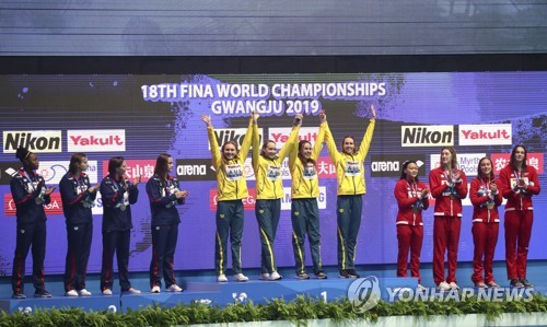 -광주세계수영- 드레슬, 경영 첫 3관왕…미국, 男혼영 200m 9연패는 불발(종합)
