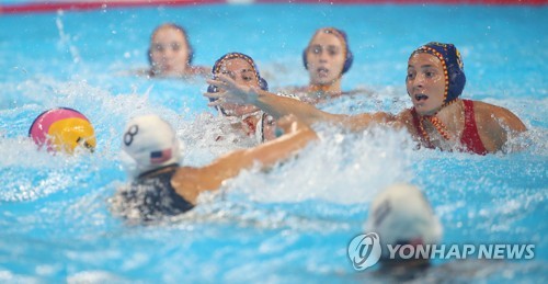 -광주세계수영- 역시 세계최강…미국, 스페인 꺾고 여자수구 3연패