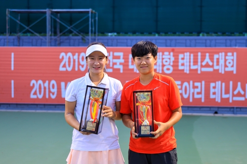 홍성찬·안유진, 전국학생테니스선수권 남녀 단식 우승