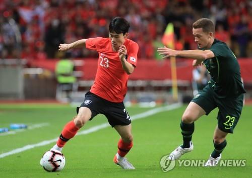 김문환, 9월 A매치 소집 제외 이유는 '옆구리 통증'