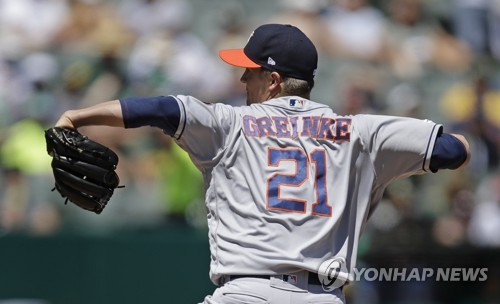 그레인키, 통산 200승…MLB 역대 115번째·현역 3번째
