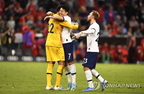 손흥민, 후반투입·승부차기 성공…토트넘 아우디컵 우승에 한몫