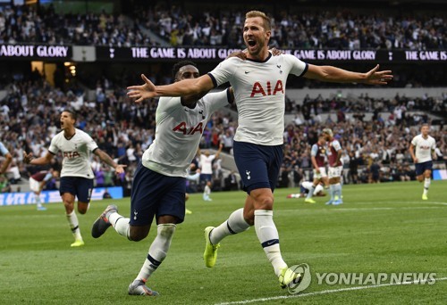 손흥민 빠진 토트넘, 개막전서 애스턴빌라에 3-1 역전승