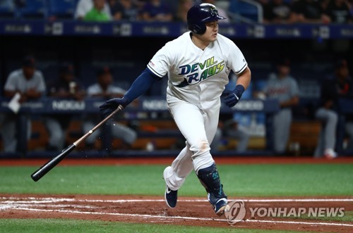 최지만, 5타수 1안타…탬파베이는 연장 13회 1-0 승리