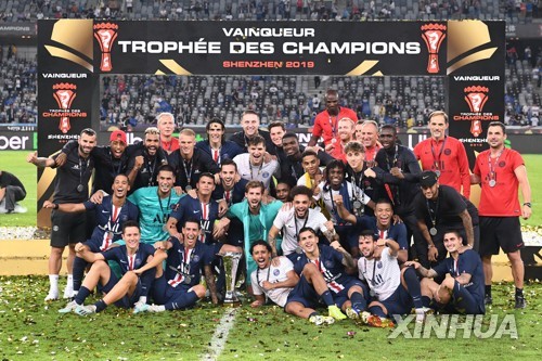 PSG, 렌 꺾고 7년 연속 트로페 데 샹피옹 우승