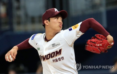 장정석 키움 감독 안우진 투구 시작…이르면 9월 초 복귀