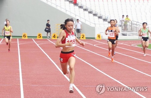 양예빈, 여자 400m 55초35…한국 여중생 역대 2위 기록