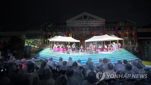 광주마스터즈수영대회 성대한 개회식…18일까지 열전
