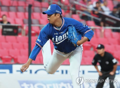 삼성 윤성환, 2⅔이닝 4실점…시즌 첫 5이닝 미만 투구