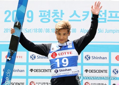 최서우, 한여름의 스키점프 평창 FIS컵 준우승
