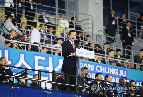 이총리 자랑스러운 무예 보존·확산해준 충북 도민께 감사