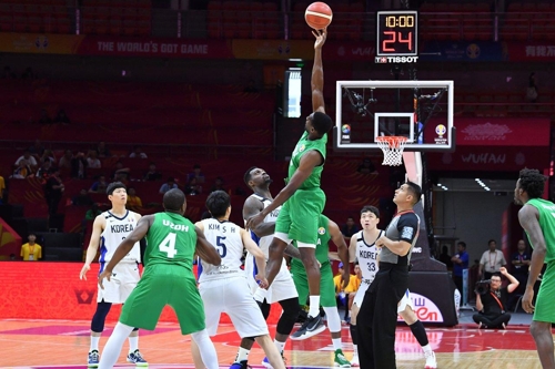 한국 농구, 나이지리아에 66-108 대패…월드컵 조별리그 3패