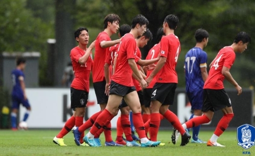 U-22 축구대표, 인천대와 연습경기서 8-0 대승…이동준 3골
