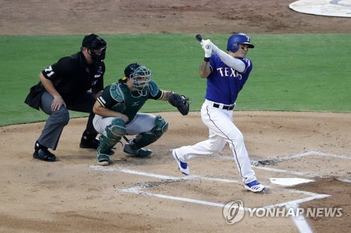 추신수 2타수 1타점 1볼넷 활약…텍사스는 패배
