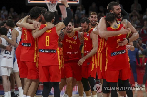 스페인, 농구월드컵서 아르헨 꺾고 13년 만에 정상…MVP 루비오