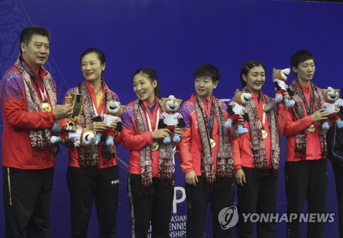 女탁구, 아시아선수권 남북대결서 0-3 완패…중국은 7연패