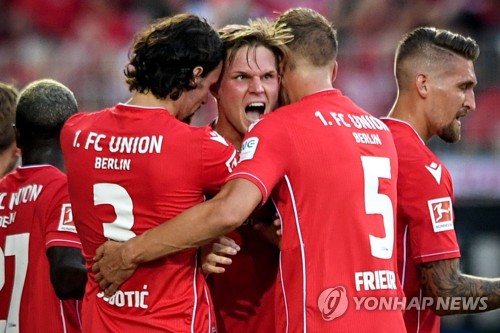 우니온 베를린, 도르트문트 꺾고 분데스리가 '창단 후 첫 승리'