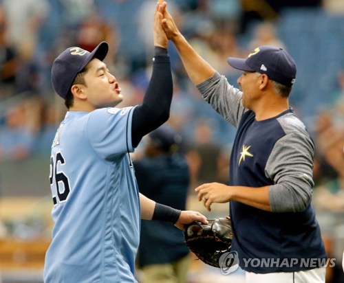 최지만 희생플라이로 시즌 50타점째…MLB 통산 타점 99개