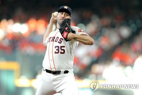 휴스턴 에이스 벌랜더 18승째…MLB 전체 ERA 2위로 상승