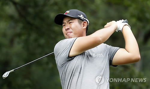 흐름 좋았는데…안병훈, 버디 5개 잡고 우천 중단