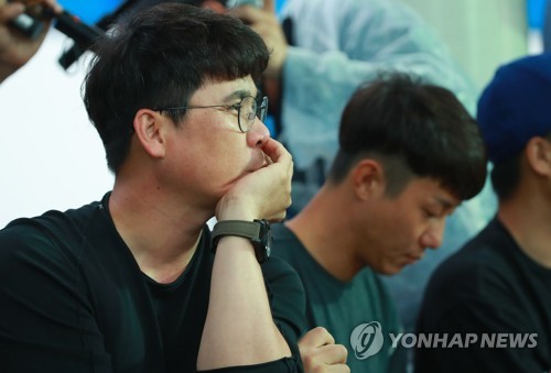 장정석 감독, 아들 얘기는 딴청 우리 지명 선수들이 잘치네요