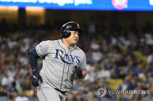 최지만, 개인 첫 MLB 한 시즌 100안타 돌파…멀티히트로 자축(종합)