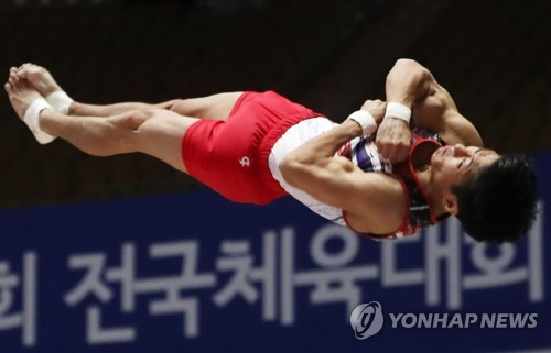 남자 기계체조 '가자! 8회 연속 올림픽 단체전'
