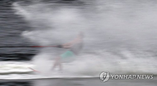 춘천레저대회 열기 '후끈'…태풍 링링 탓 연기종목 열려