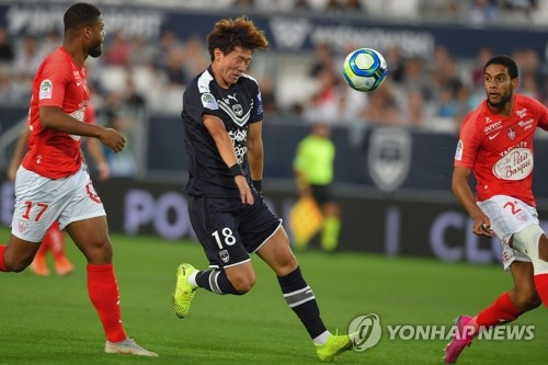 황의조, 7경기 만에 시즌 첫 결장…보르도는 3-1 승리