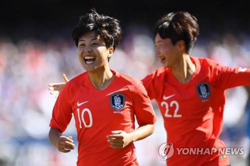 '지메시' 지소연 미국전 첫 골 기뻐…4년 후 월드컵 희망 봤다