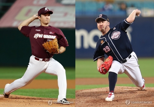 KS 4차전 토종 선발 대결…두산 유희관 vs 키움 최원태