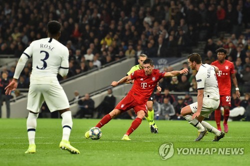 손흥민, 빛바랜 선제골…토트넘, 바이에른 뮌헨에 2-7 대패(종합)
