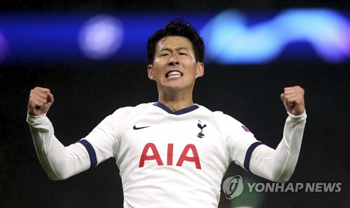 UCL 시즌 첫 득점 손흥민 평점 7.7…'토트넘 최고'