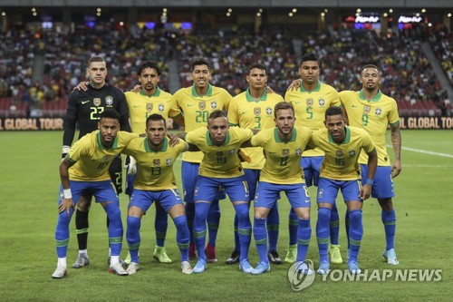 브라질 축구, 11월 한국전 명단 발표…네이마르는 부상 제외
