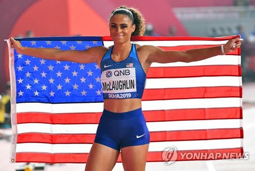 -세계육상- 무함마드, 여자 400ｍ 허들 세계新…대회 최고 명승부